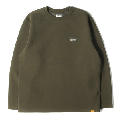 23AW ボックスロゴ 刺繍 ストレッチ テック ロングスリーブ カットソー (SD TECH WARM LONG SLEEVE T)