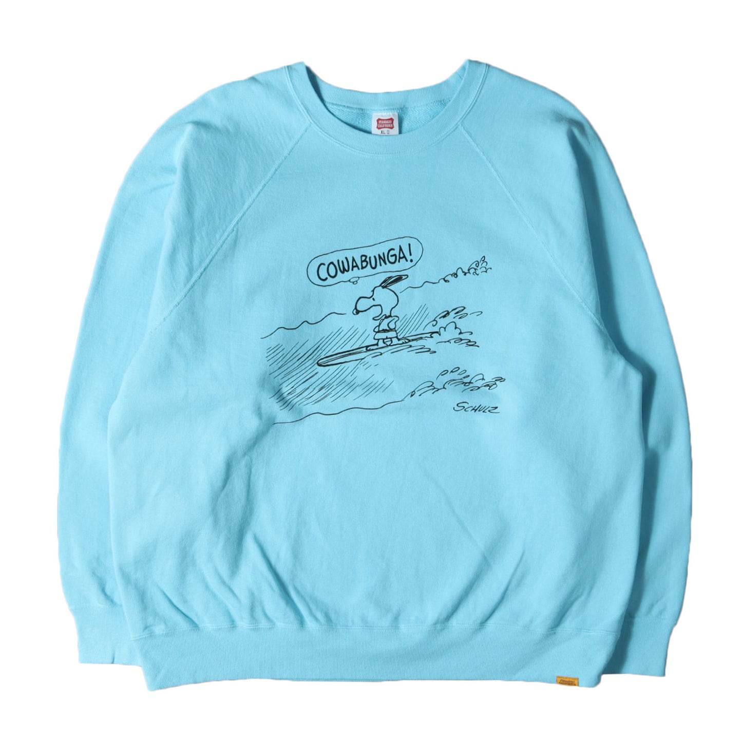 24SS × PEANUTS&CO. スヌーピー グラフィック ロゴ スウェット (SNOOPY × SD COWABUNGA! CREW) / 裏毛