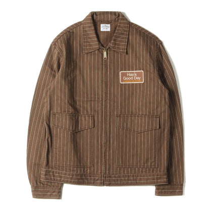 ストライプ ヘリンボーン ワーク ジャケット (SD H.G.D.HERRINGBONE STRIPE WORK JACKET)