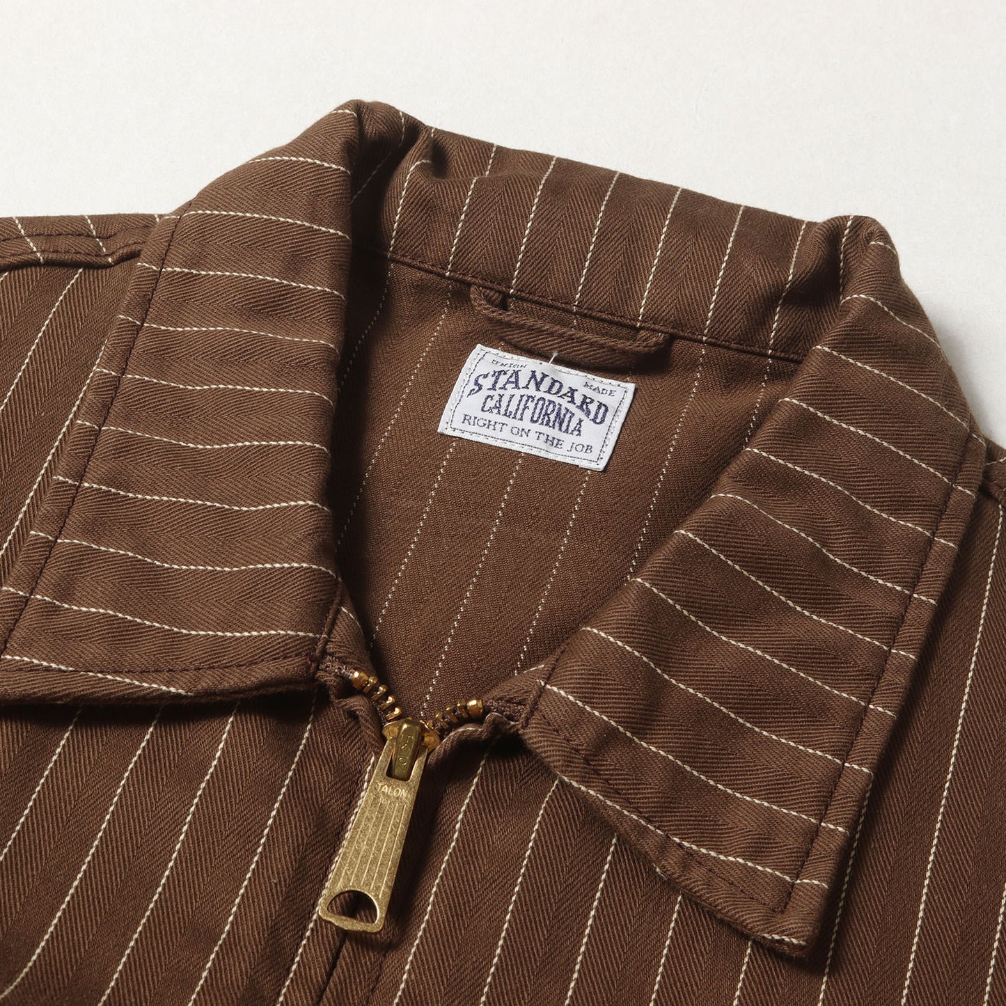ストライプ ヘリンボーン ワーク ジャケット (SD H.G.D.HERRINGBONE STRIPE WORK JACKET)