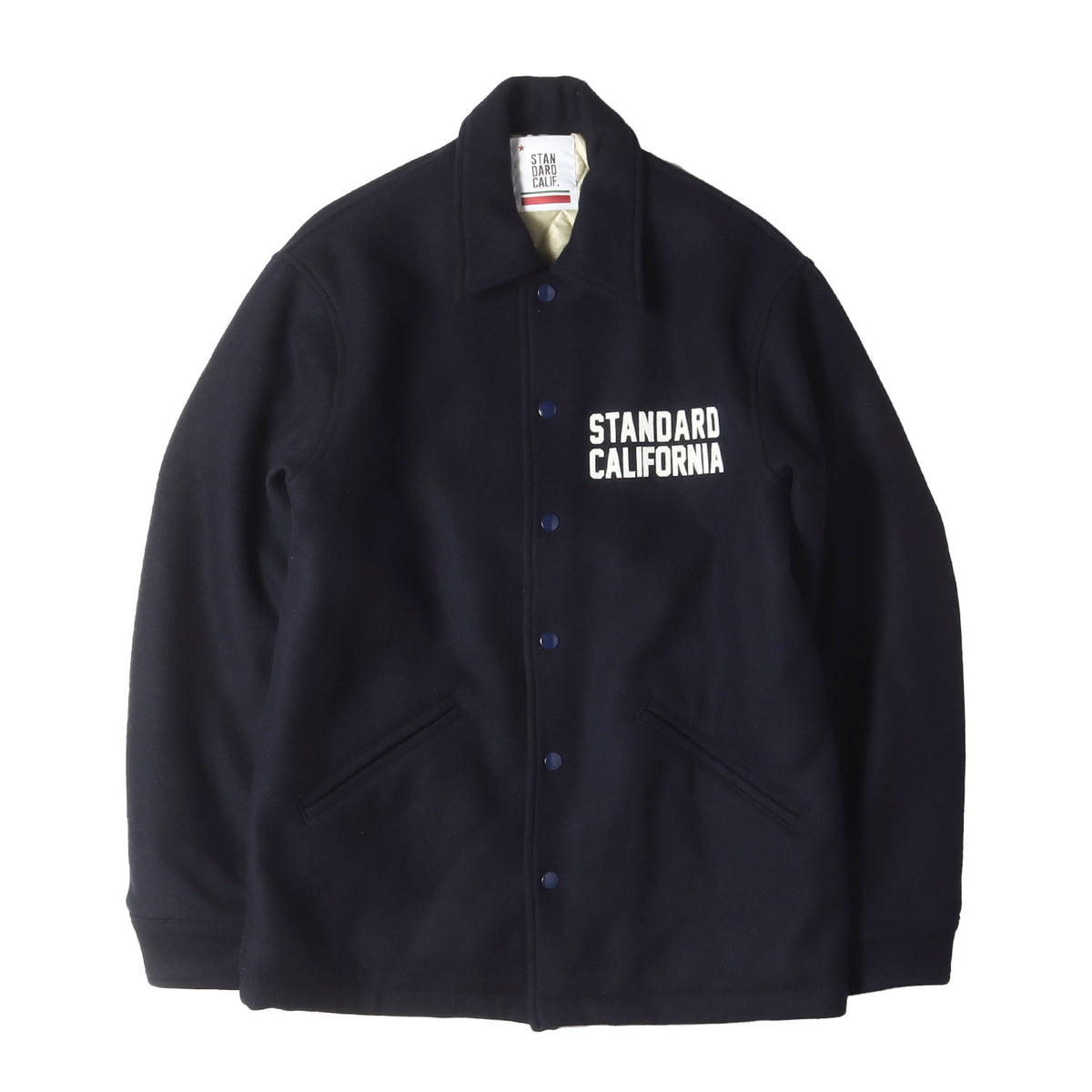 22AW アップリケロゴ メルトンウール バーシティジャケット(SD VARSITY JACKET)
