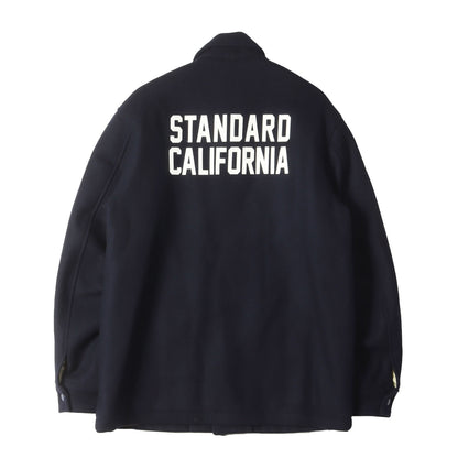 22AW アップリケロゴ メルトンウール バーシティジャケット(SD VARSITY JACKET)