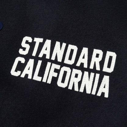 22AW アップリケロゴ メルトンウール バーシティジャケット(SD VARSITY JACKET)