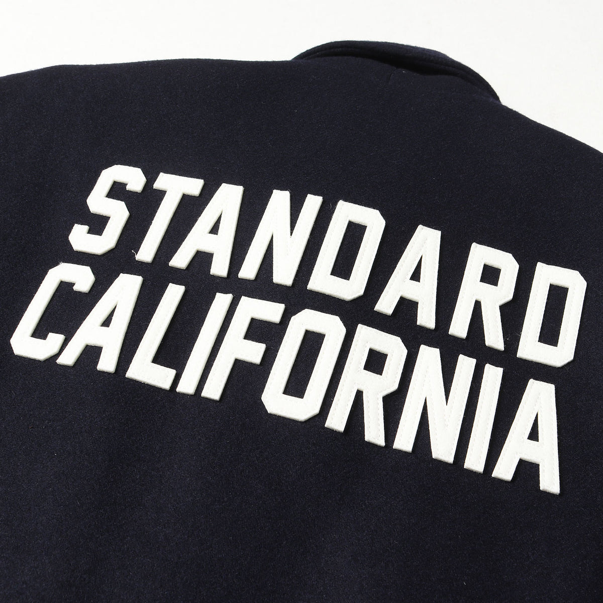 22AW アップリケロゴ メルトンウール バーシティジャケット(SD VARSITY JACKET)