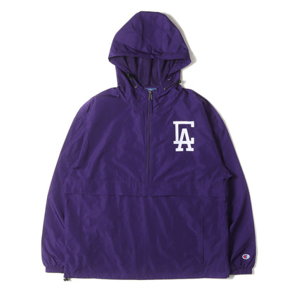 24AW × Champion ロゴ プリント アノラック パーカー (Packable Anorak)