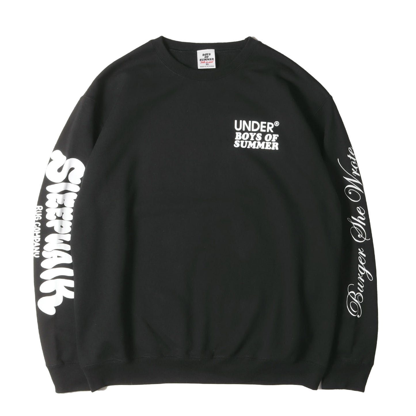 24AW グラフィック コットンポリ スウェット (BOYS OF SUMMER Graphic Sweat Pullover 4020900187) / 裏起毛