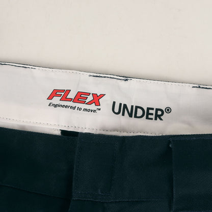 24AW UNDER R × Dickies ワイド ストレート ストレッチ ポリコットン チノパンツ (Flex Work Pants 243M40UD02)