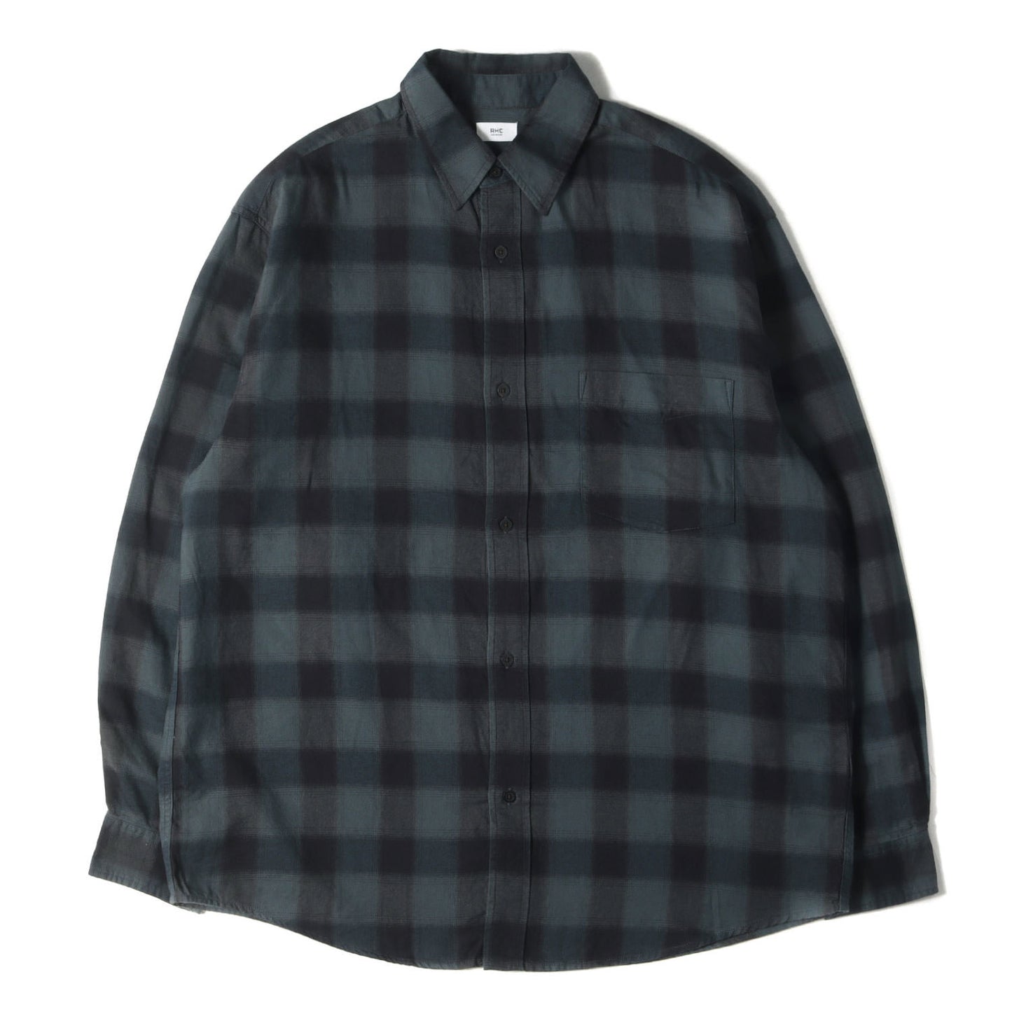24AW オンブレチェック コットンキュプラ シャツ (Ombre Check Shirts 4020700082) / RHC