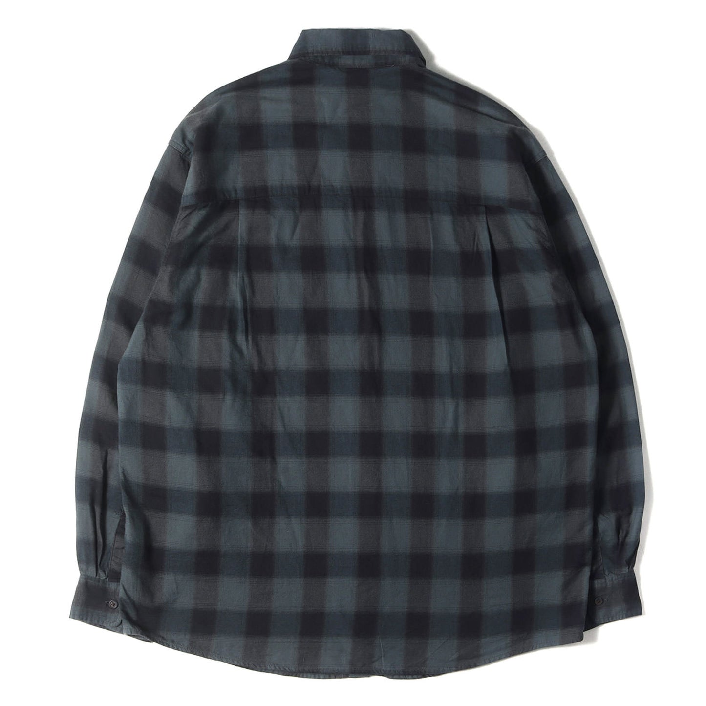 24AW オンブレチェック コットンキュプラ シャツ (Ombre Check Shirts 4020700082) / RHC