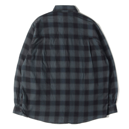 24AW オンブレチェック コットンキュプラ シャツ (Ombre Check Shirts 4020700082) / RHC