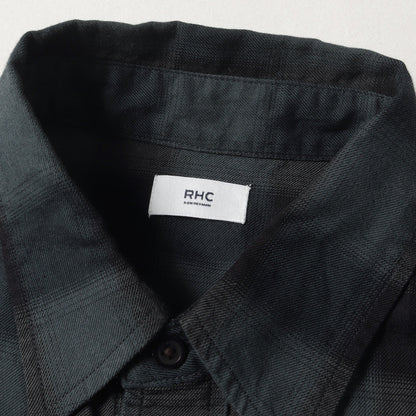 24AW オンブレチェック コットンキュプラ シャツ (Ombre Check Shirts 4020700082) / RHC