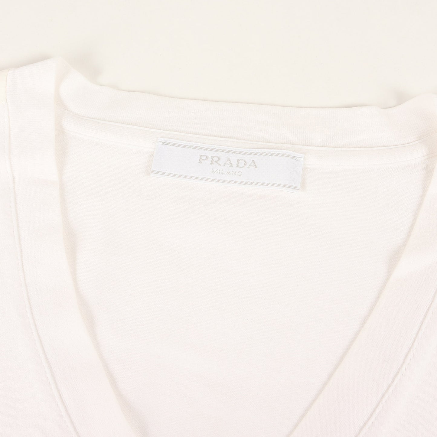 21SS ナイロン 切替 ラバーロゴ ポケット ストレッチ Vネック Tシャツ (SJN251 R192)