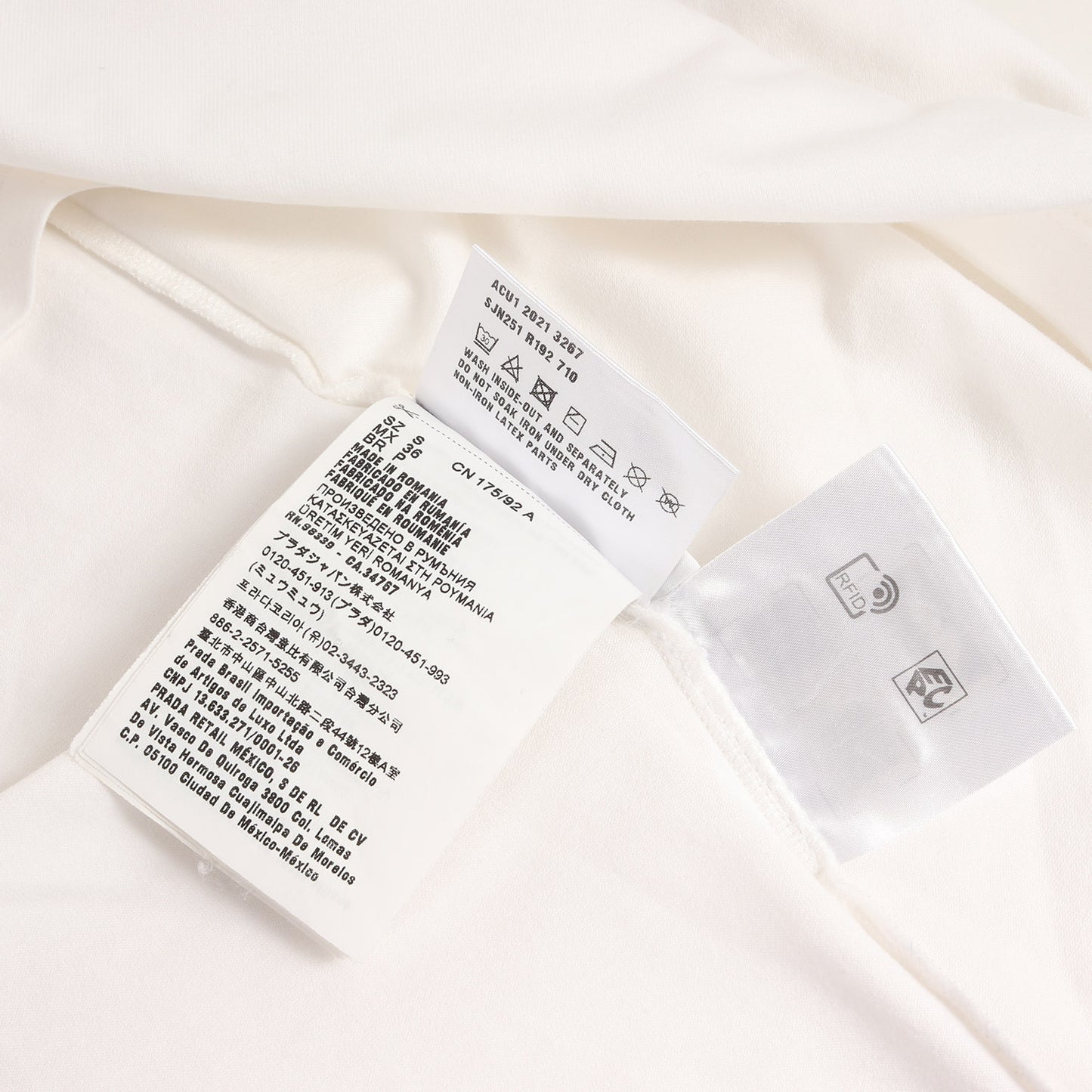 21SS ナイロン 切替 ラバーロゴ ポケット ストレッチ Vネック Tシャツ (SJN251 R192)