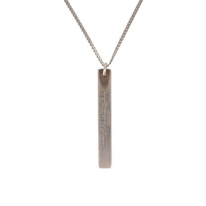ヴィンテージ加工 反転 ロゴ ペンダント ネックレス (Logo Pendant Necklace) / Ag925