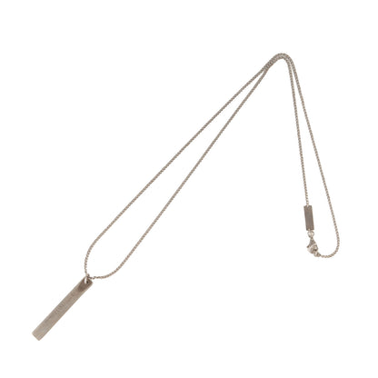 ヴィンテージ加工 反転 ロゴ ペンダント ネックレス (Logo Pendant Necklace) / Ag925