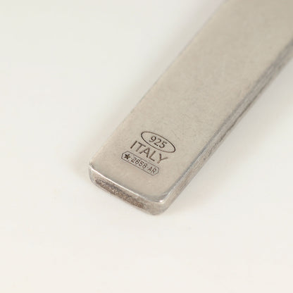 ヴィンテージ加工 反転 ロゴ ペンダント ネックレス (Logo Pendant Necklace) / Ag925
