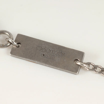 ヴィンテージ加工 反転 ロゴ ペンダント ネックレス (Logo Pendant Necklace) / Ag925