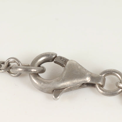 ヴィンテージ加工 反転 ロゴ ペンダント ネックレス (Logo Pendant Necklace) / Ag925