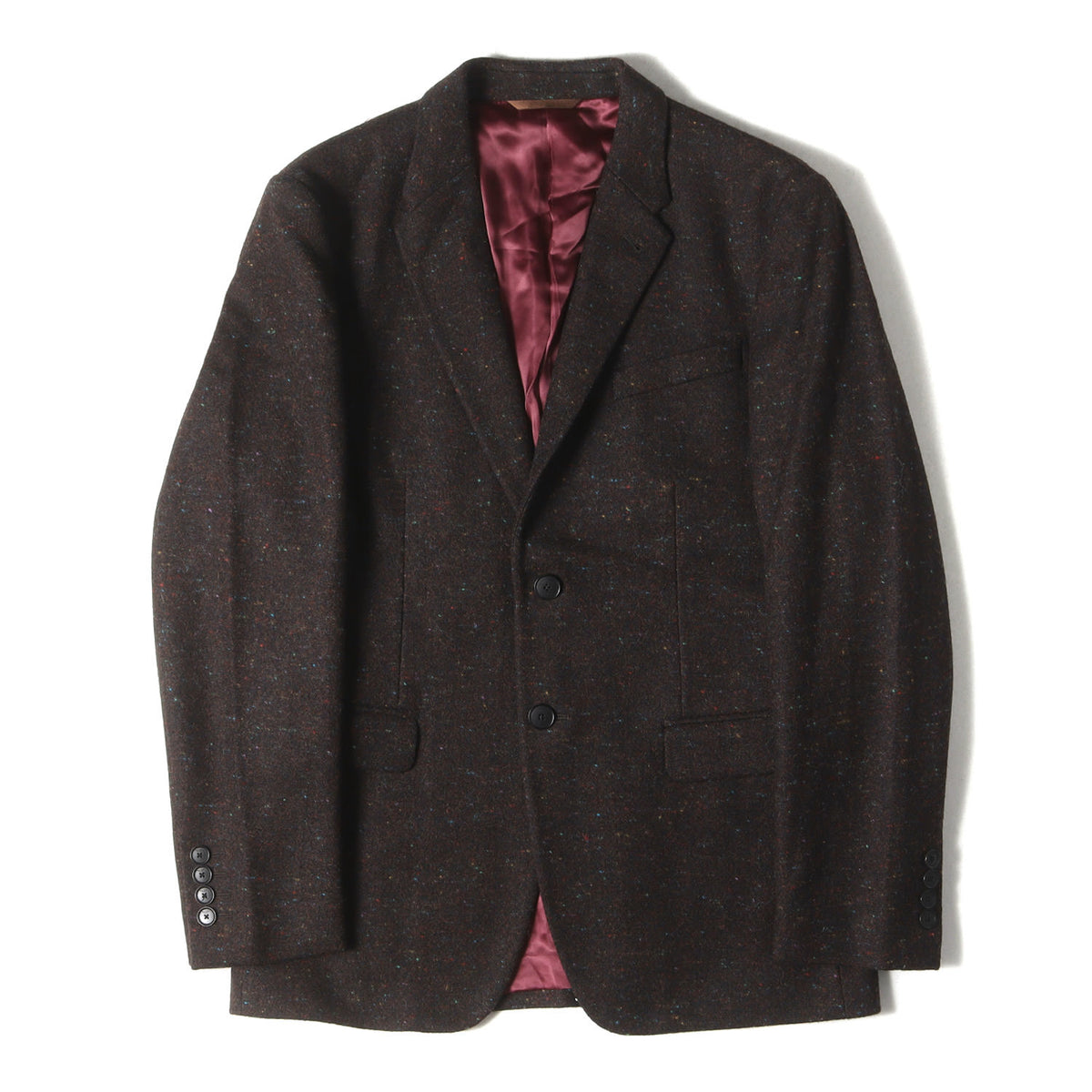 × MOON ネップ混 ウール ツイード 2B テーラード ジャケット (MOON TWEED JACKET 243054 1355) / LONDON