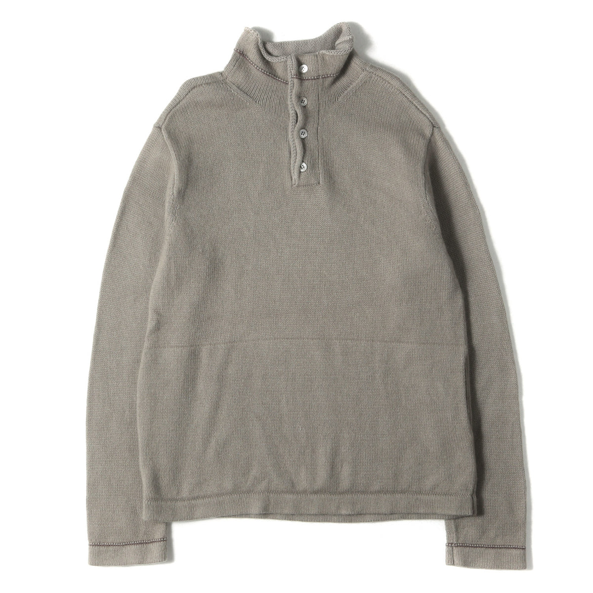 × 10 CORSOCOMO スタンドネック コットンカシミヤ ニット