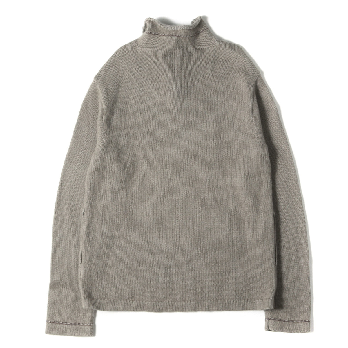 × 10 CORSOCOMO スタンドネック コットンカシミヤ ニット