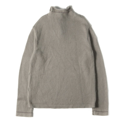 × 10 CORSOCOMO スタンドネック コットンカシミヤ ニット