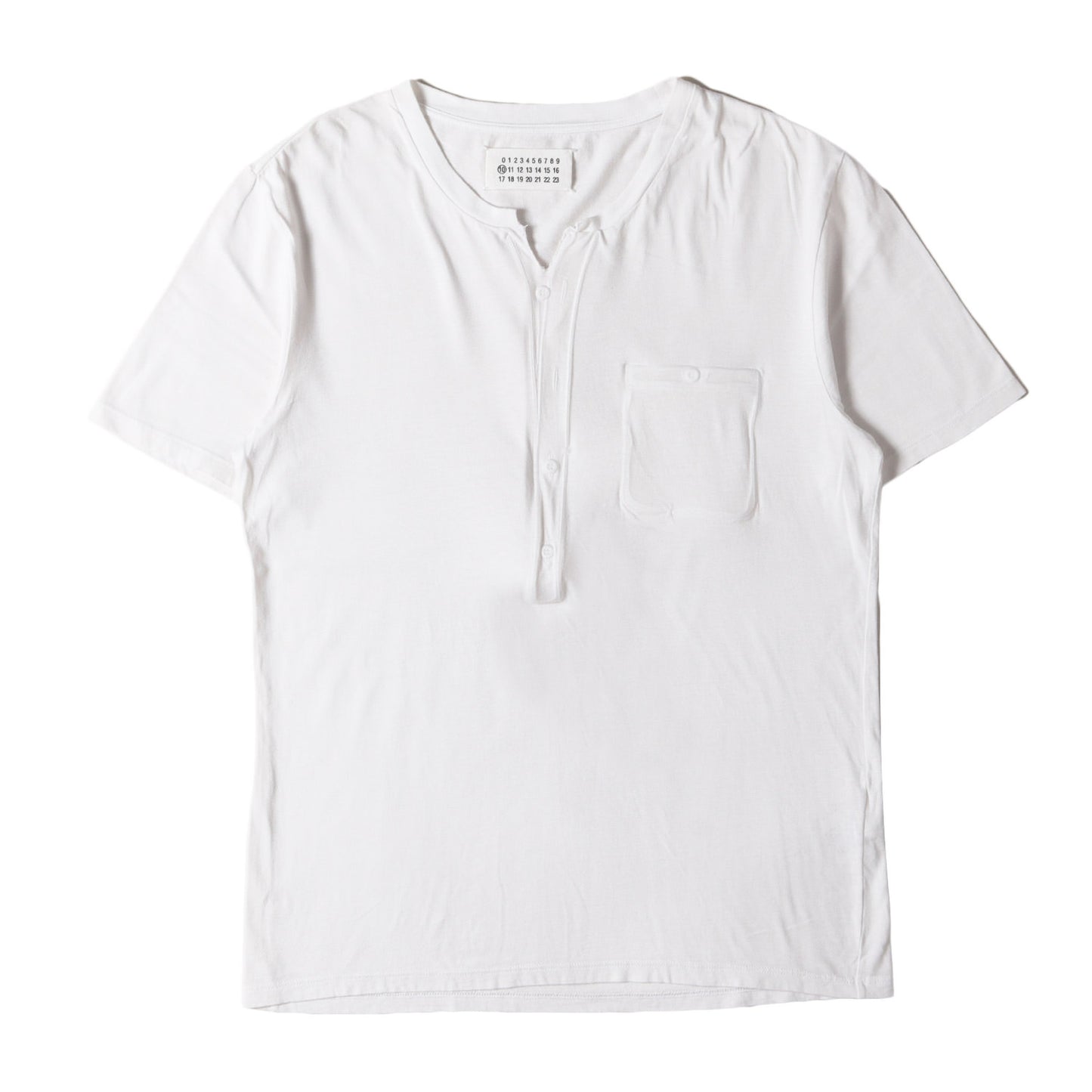 イミテーション ヘンリー Vネック Tシャツ (S30GC0320 S21058) / MM10 ここのえタグ