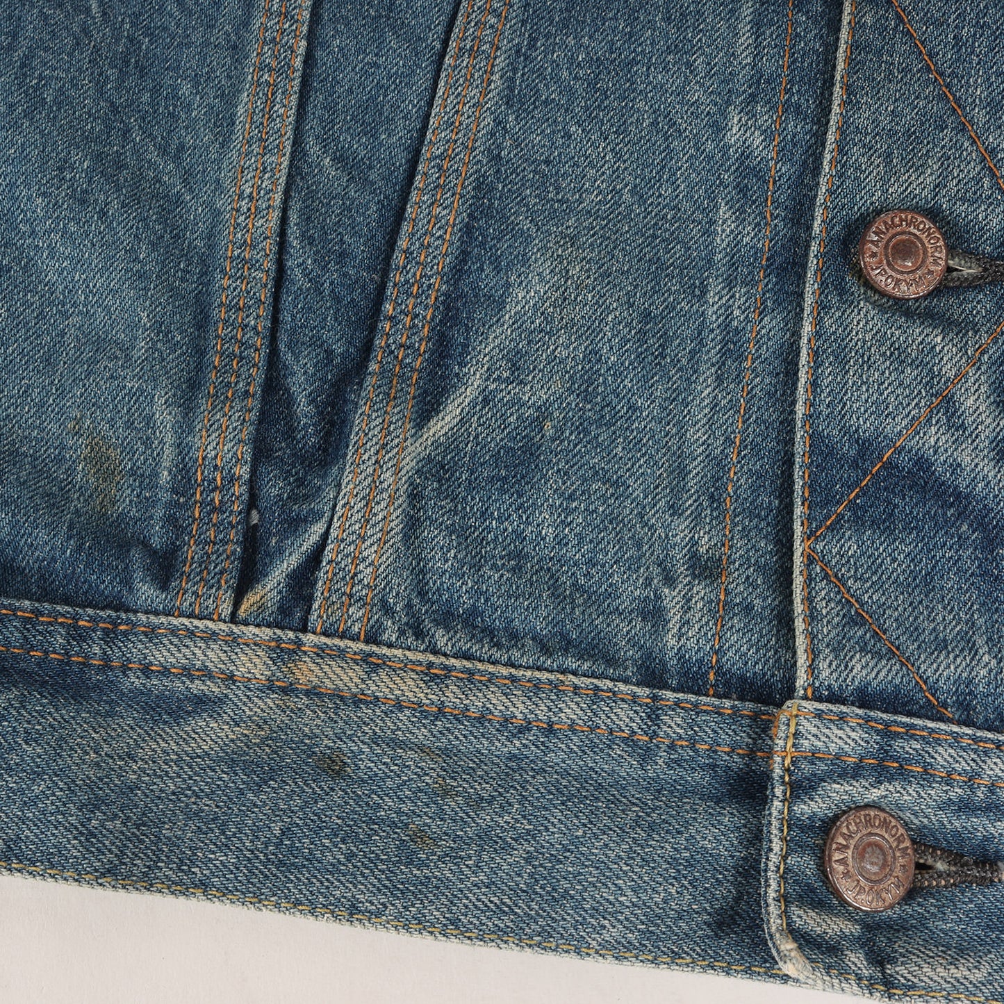 イプシロン ヴィンテージ加工 デニム トラッカー ジャケット