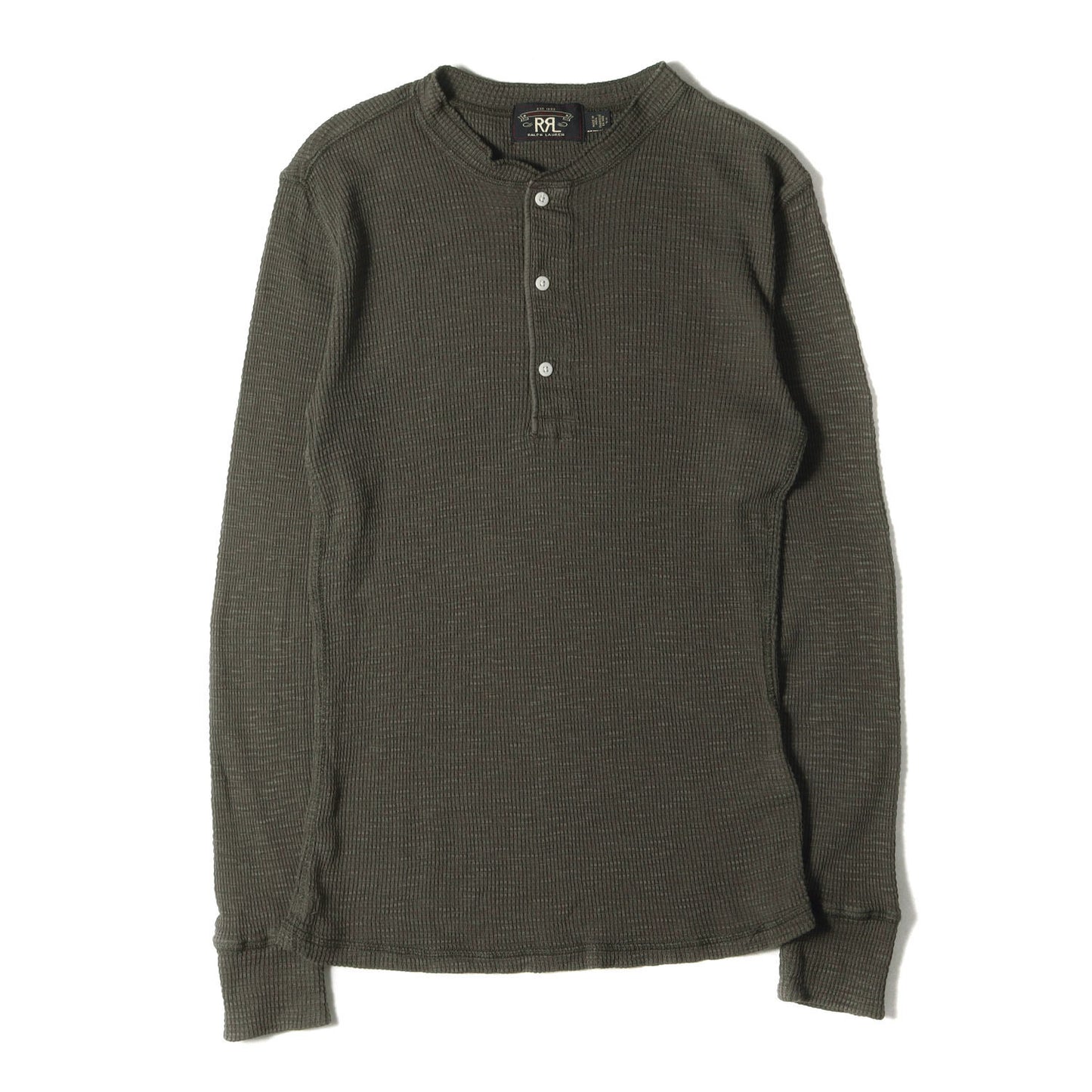 22AW ヘンリーネック ワッフル サーマル カットソー