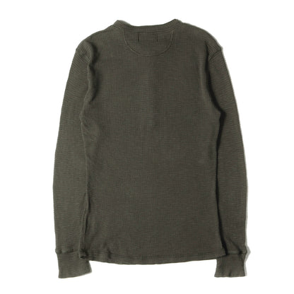22AW ヘンリーネック ワッフル サーマル カットソー