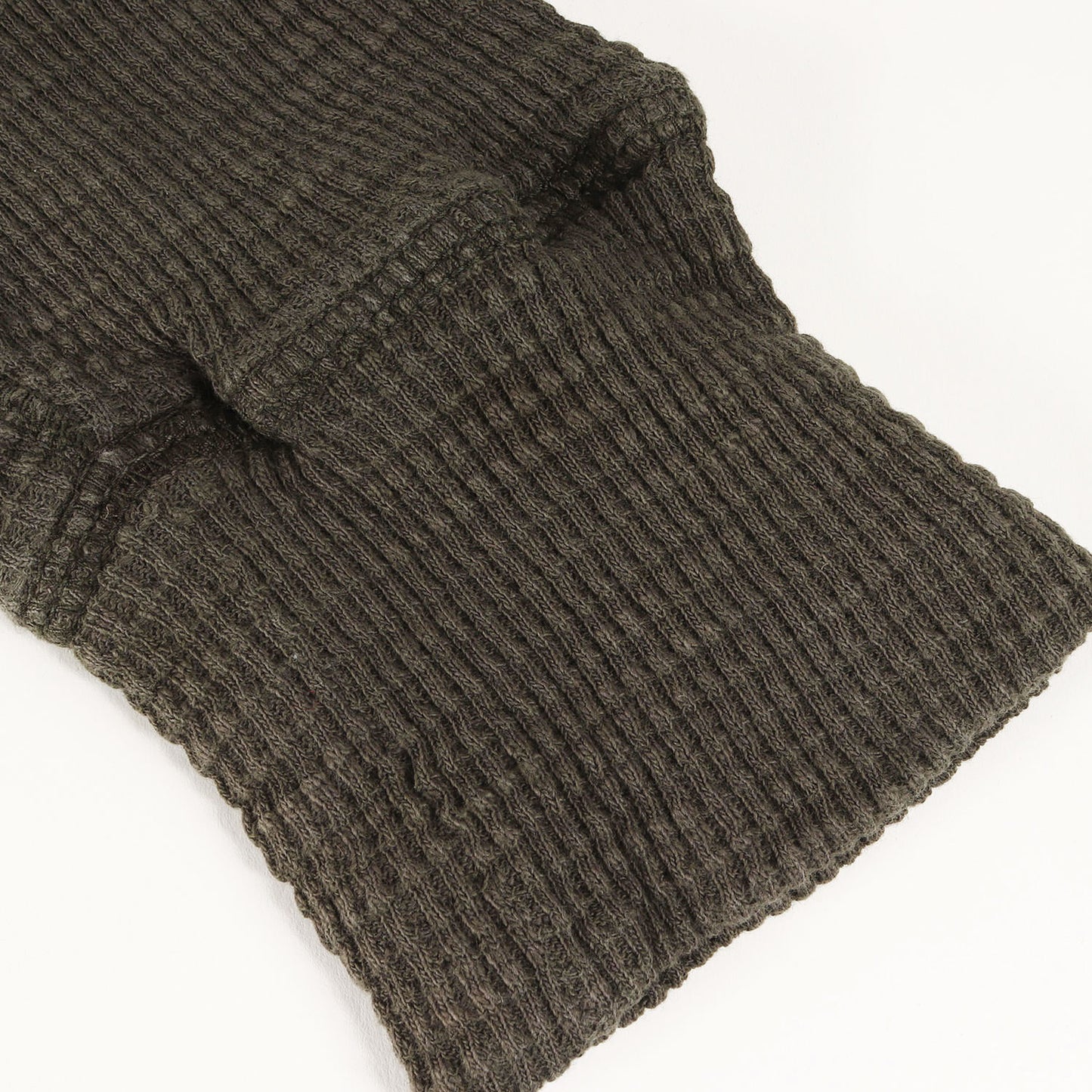 22AW ヘンリーネック ワッフル サーマル カットソー