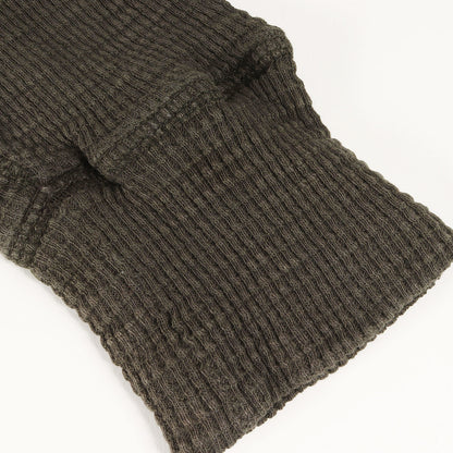 22AW ヘンリーネック ワッフル サーマル カットソー