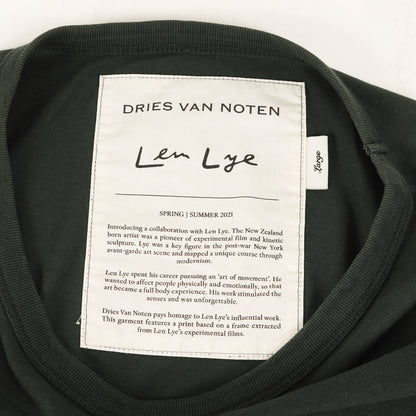21SS × Len Lye グラフィック ラバープリント バインダーネック Tシャツ