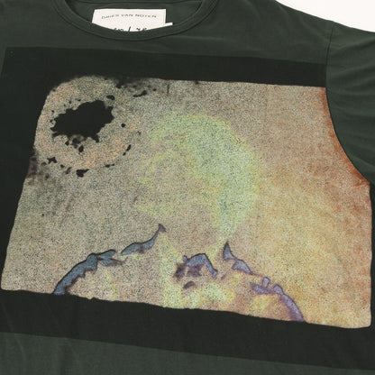 21SS × Len Lye グラフィック ラバープリント バインダーネック Tシャツ
