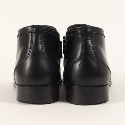 インサイドジップ レザー ヒール ブーツ / MADE IN ITALY