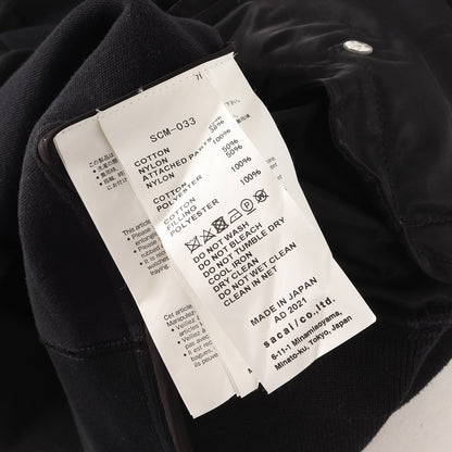 20SS MA-1ドッキング ス スポンジ スウェット フーディー ジャケット(Sponge Sweat × Ma-1 Hoodie)