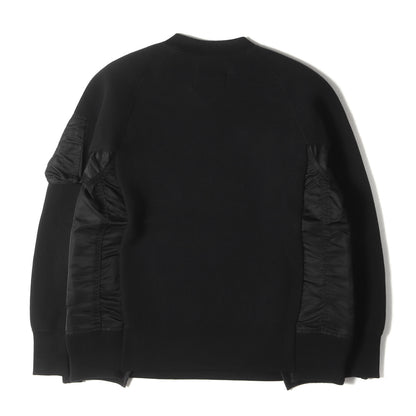 20SS MA-1ドッキング ス スポンジ スウェット プルオーバー ジャケット(Sponge Sweat × Ma-1 Pullover)