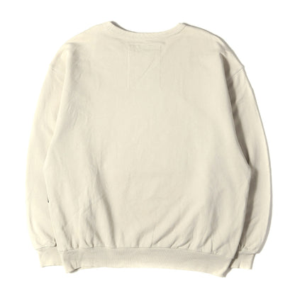 21SS × Len Lye グラフィック ラバープリント バインダーネック スウェット / 裏毛