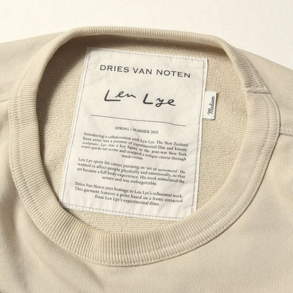 21SS × Len Lye グラフィック ラバープリント バインダーネック スウェット / 裏毛