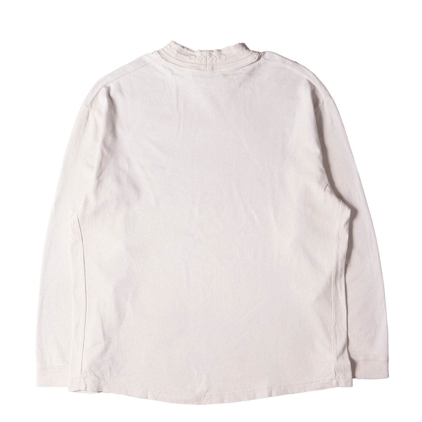 ロゴ ジャガード モックネック ロングスリーブ Tシャツ (FN-MN-TSHI000421)