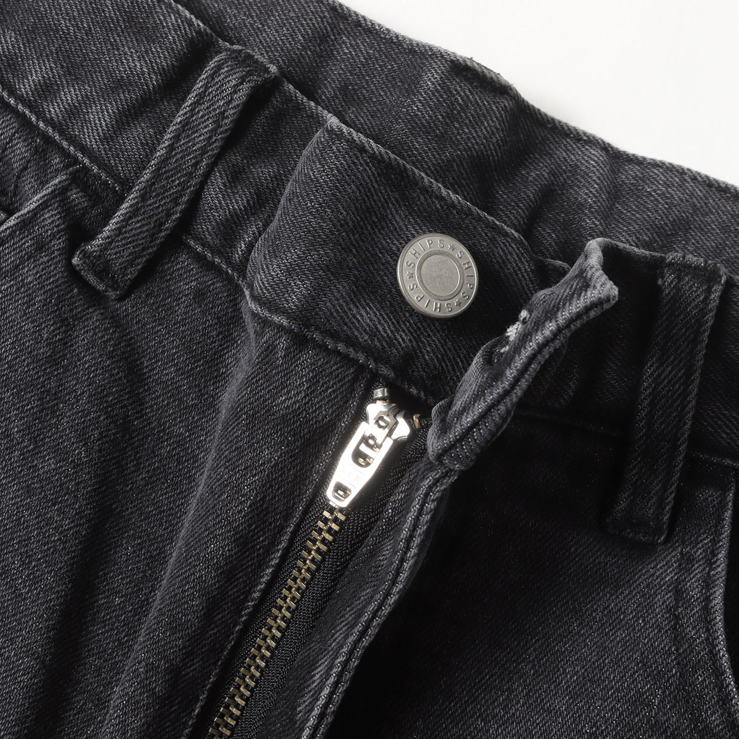 24AW ニュー スタンダード スキニー 5ポケット ブラック デニム パンツ (113-14-1055)