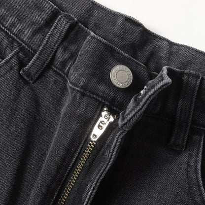 24AW ニュー スタンダード スキニー 5ポケット ブラック デニム パンツ (113-14-1055)