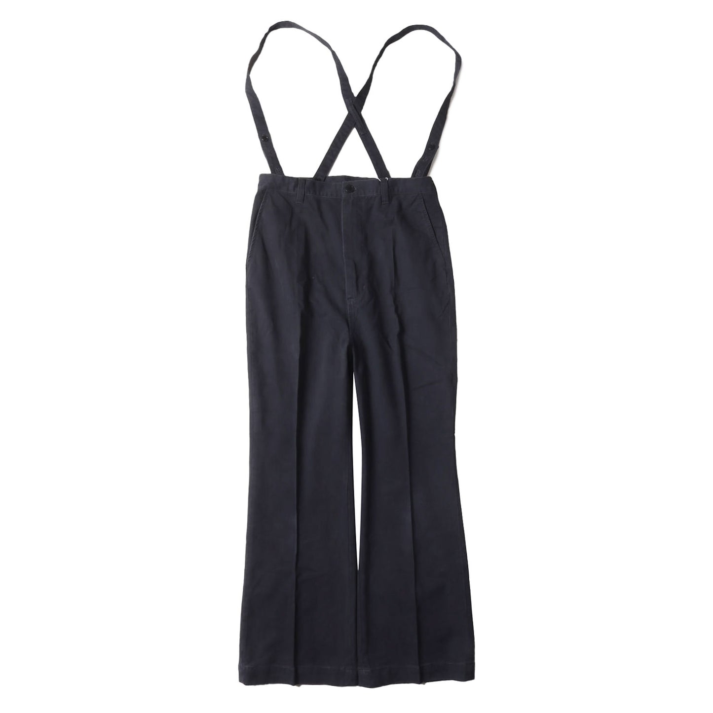 25SS WEB限定 シーズンレス サスペンダー付き 2Way ハイウエスト セミフレア パンツ (GMS-25090)