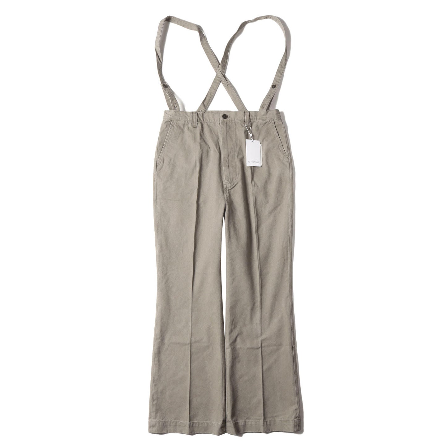 25SS WEB限定 シーズンレス サスペンダー付き 2Way ハイウエスト セミフレア パンツ (GMS-25090)