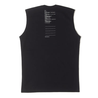 24SS バックプリント ノースリーブ Tシャツ (SLEEVELESS BACK PRINT T NU-1677)