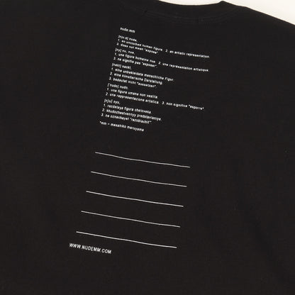 24SS バックプリント ノースリーブ Tシャツ (SLEEVELESS BACK PRINT T NU-1677)