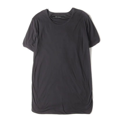 22SS スーピマコットン ハイゲージ 天竺 ジャージー ダブルレイヤー ドレープ Tシャツ (DOUBLELAYER DRAPE T-SHIRT)