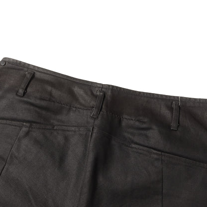 コーティング ストレッチ デニム アンクルカット サルエルパンツ (969964) / ジッパーフライ