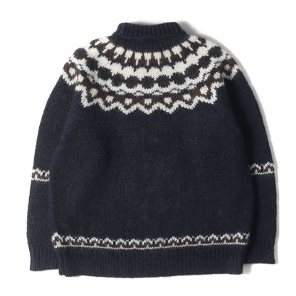 タートルネック ノールディック モヘア ニット (MOHAIR NORDIC TURDIC TURTLE NECK BN-21FM-054)