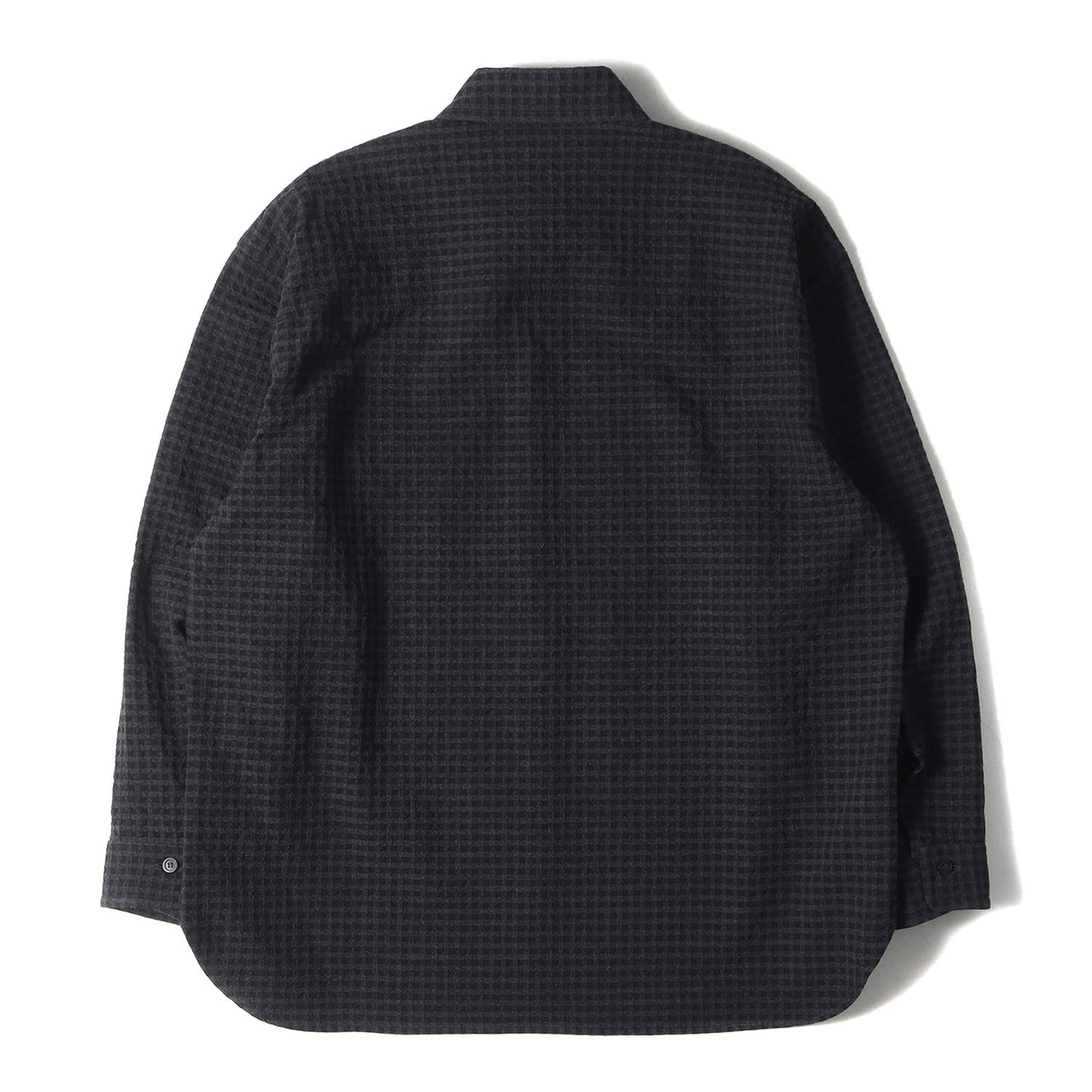 24AW グラフチェック スーパー130 ウールコットン シュリンク ワーク シャツ (Super130s WOOL/COTTON SHRINK GACHA-POKE SHIRTS)